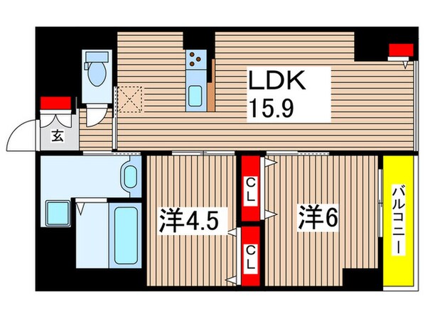 アーバンパレスの物件間取画像